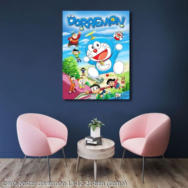 tranh poster doraemon 13 12 21 tien